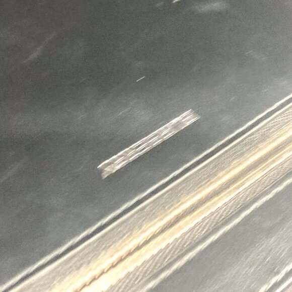 BURBERRY Check pattern Embossed Clutch Bag Pouch Black/SilverHardware - Picture 13 of 15